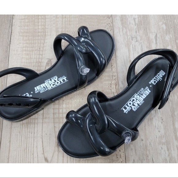 MELISSA x JEREMY SCOTT SLINGBACK TUBE SANDALS - Picture 4 of 4